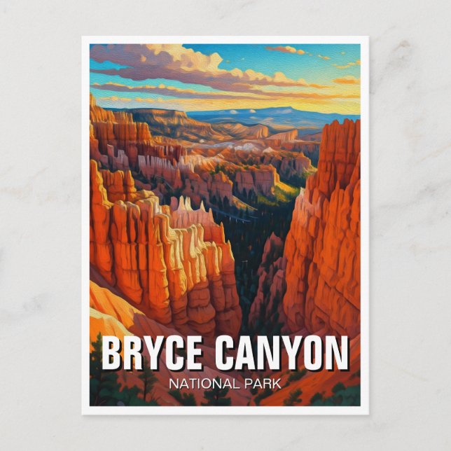 Bryce Canyon Nationalpark Utah Sunset Postkarte (Vorderseite)