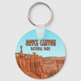 Bryce Canyon Nationalpark Utah Vintag Schlüsselanhänger