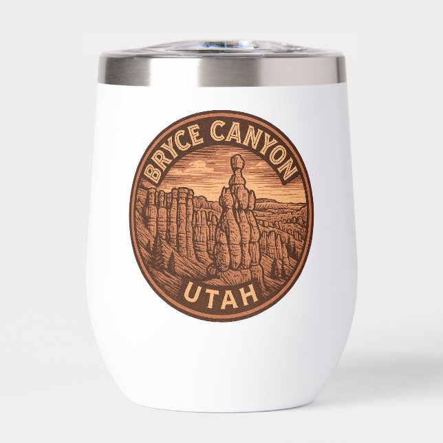 Bryce Canyon Nationalpark Utah Wine Tumbler (Vorderseite)
