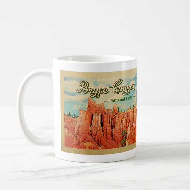 Bryce Canyon Nationalpark Vintage Kaffeetasse (Links)