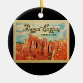 Bryce Canyon Nationalpark Vintage Keramik Ornament