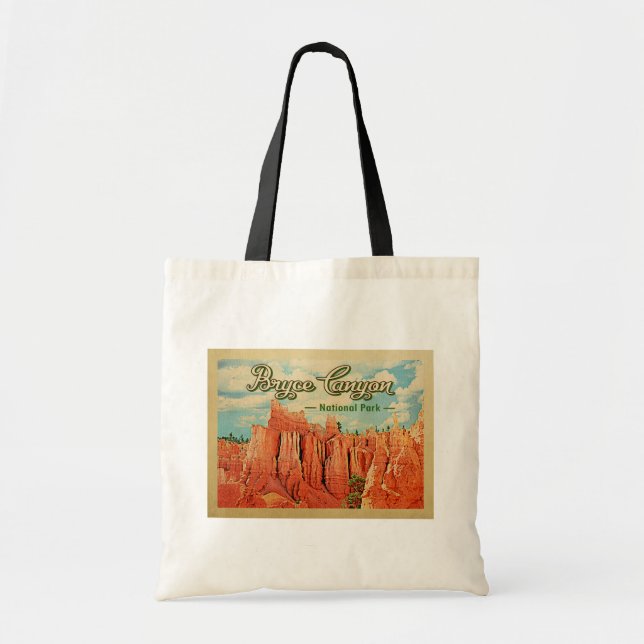 Bryce Canyon Nationalpark Vintage Tragetasche (Vorne)