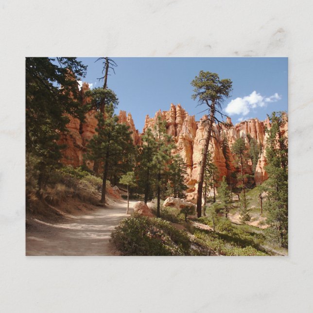 Bryce Canyon Nationalparkroute Postkarte (Vorderseite)