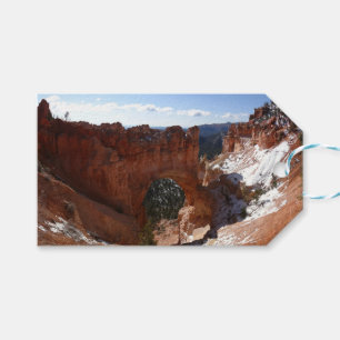 Bryce Canyon Natural Bridge Snowy Landscape Foto Geschenkanhänger