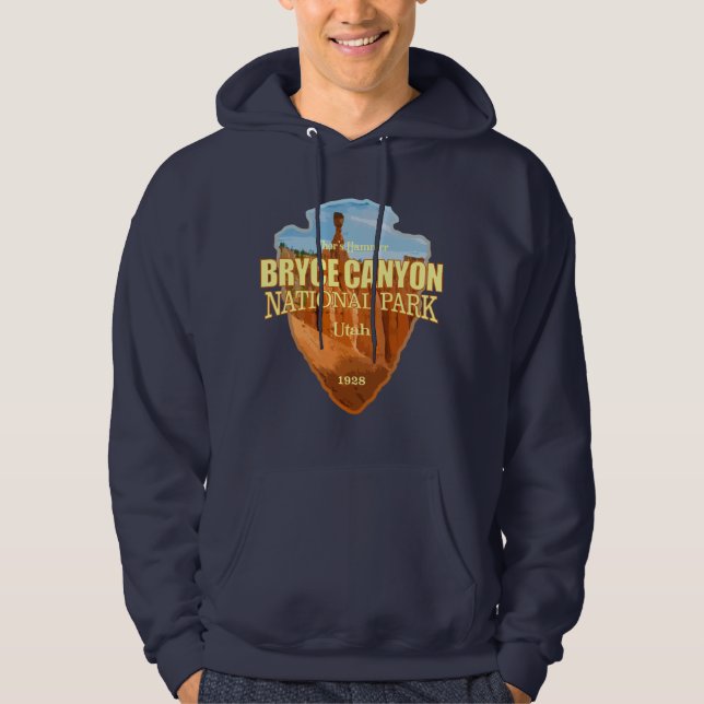 Bryce Canyon NP (Pfeilspitzen) Hoodie (Vorderseite)