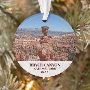 Bryce Canyon Ornement - Personnaliser l'année