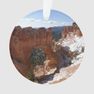Bryce Canyon Pont naturel Paysage neigeux Photo