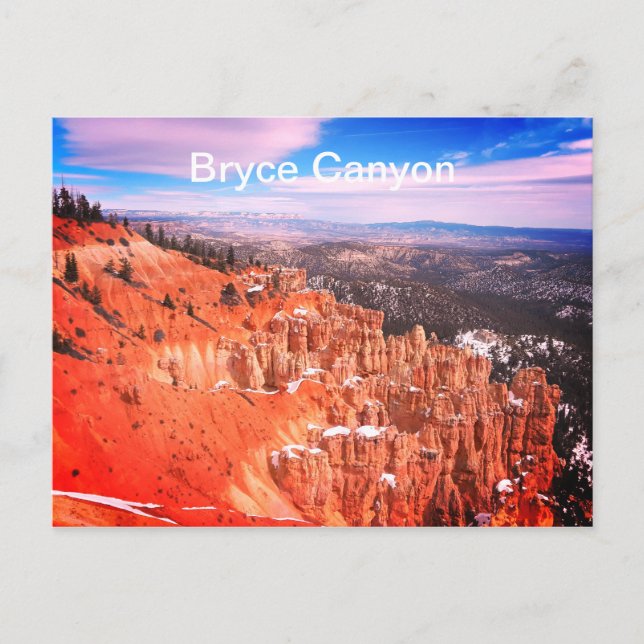 Bryce Canyon Postcard Postkarte (Vorderseite)