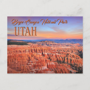 Bryce Canyon Sunset Postkarte