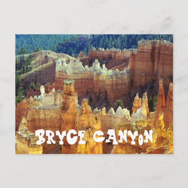 Bryce Canyon Travel Postcard Postkarte (Vorderseite)