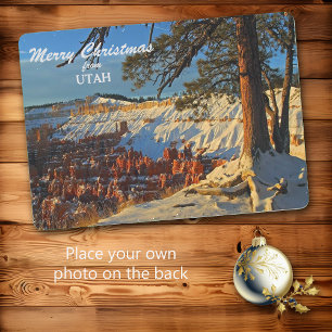 Bryce Canyon Utah Foto Vorlagen Weihnachtskarte
