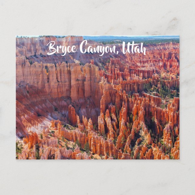 Bryce Canyon Utah Hoodoos Postkarte (Vorderseite)