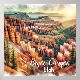 Bryce Canyon, Utah Nationalpark Poster
