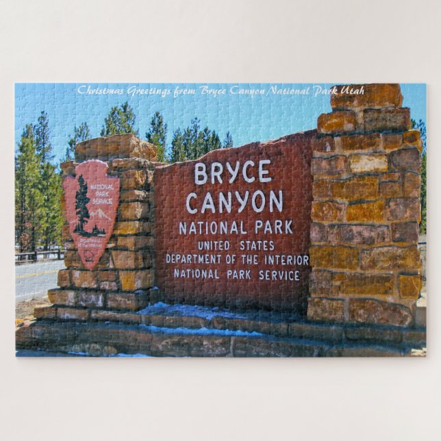 Bryce Canyon Utah.Weihnachtsgrüße (Horizontal)