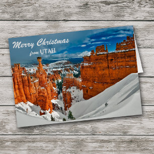 Bryce Canyon Utah Weihnachtskarte