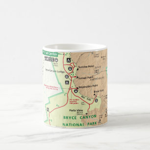 Bryce Schlucht-Karten-Tasse Kaffeetasse
