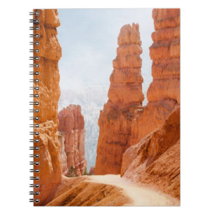 Bryce Schlucht-Nationalpark-Spur Notizblock