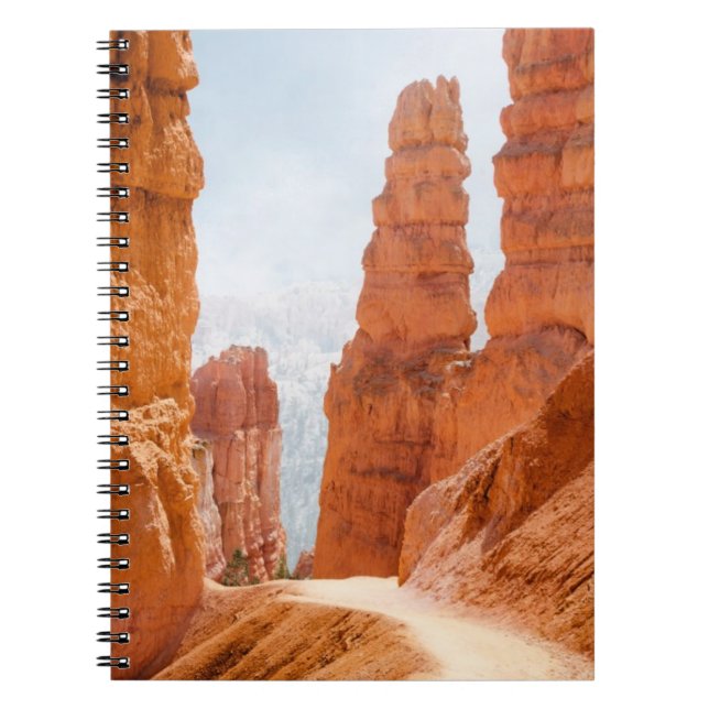 Bryce Schlucht-Nationalpark-Spur Notizblock (Vorderseite)