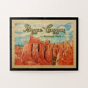 Bryce Schlucht-Nationalpark-Vintage Reise