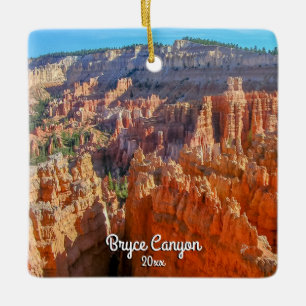 Bryce Schlucht-Reise-Foto 2 versah Weihnachten mit Keramikornament