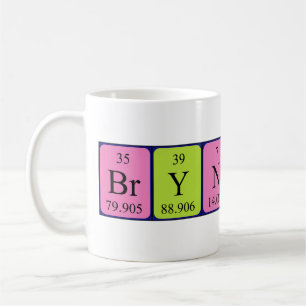Bryndís Tasse der periodischen Tabellenbezeichnung