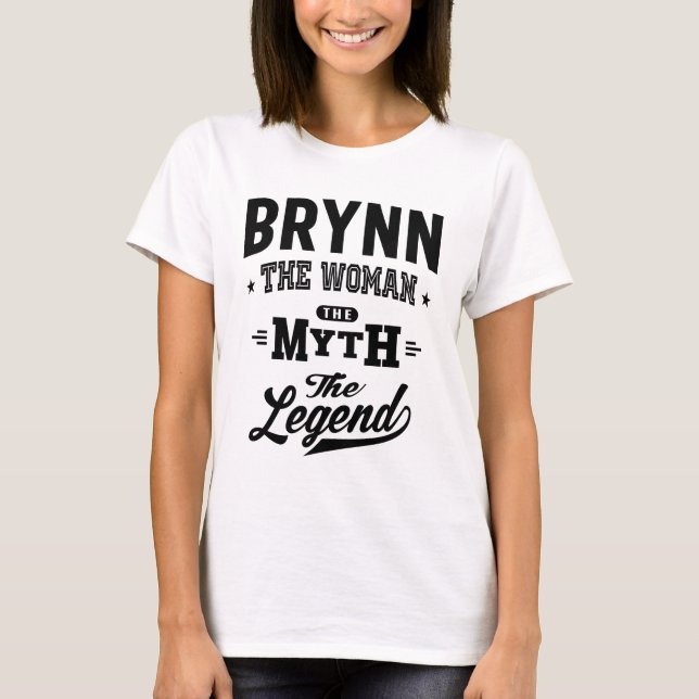 Brynn Personalisiert Name Geburtstagsgeschenk T-Shirt (Vorderseite)