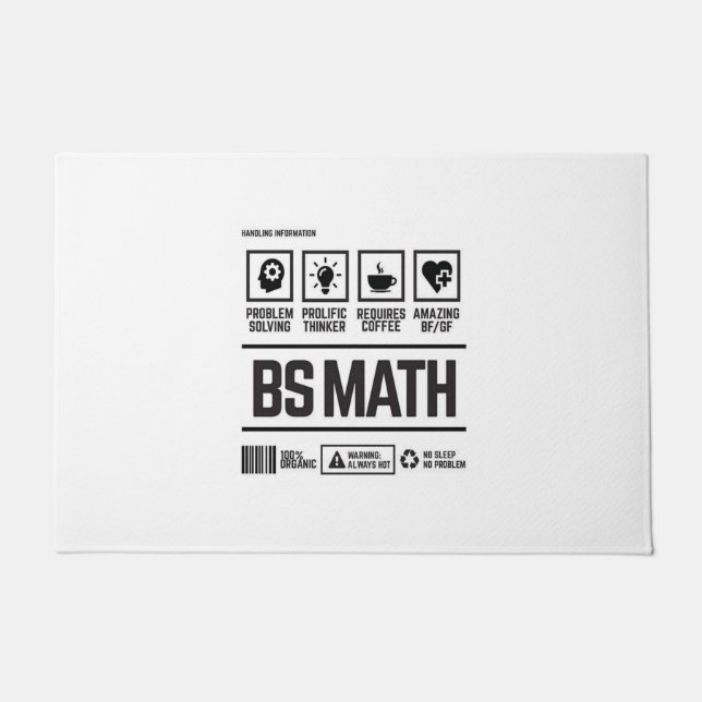 bs math fußmatte (Vorderseite)