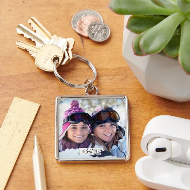 BSF Best Sister Friend Forever Foto Schlüsselanhänger (Schreibtisch)