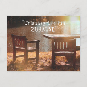 bsgrüße von Zuhause Postkarte