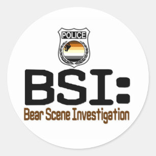 BSI: Bärn-Szenen-Untersuchung Runder Aufkleber