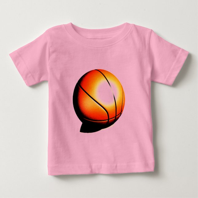 Bsketball Baby T-shirt (Vorderseite)