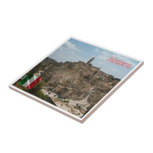 BSL016 MATERA The Sassi of Matera, Fliese