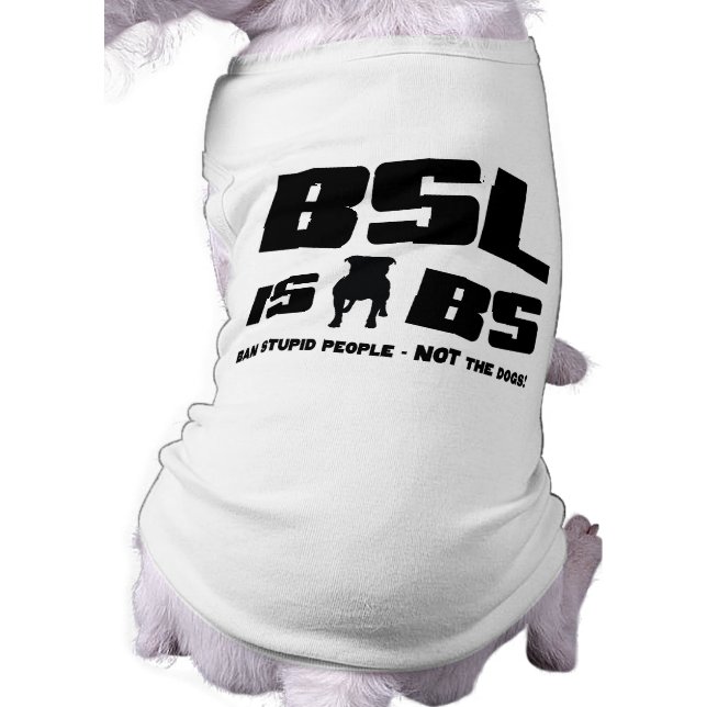 BSL ist BS - Pet Tshirt (Schwarz)