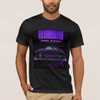 @BSLADE™ "tiefpurpurnes" Album-Abdeckungs-T-Shirt