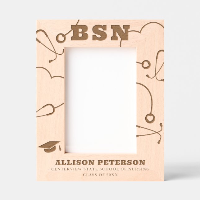 BSN-Abschluss Geätzte Rahmen (Vorderseite)