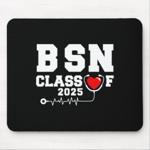 Bsn Bachelor of Nursing Abschluss Cl of 2025 Grad Mousepad