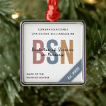 BSN Bachelor of Science in Nursing RN Abschluss Ornament Aus Metall<br><div class="desc">Personalisierter BSN Bachelor of Science in Nursing RN Abschluss Keepake Geschenke!</div>