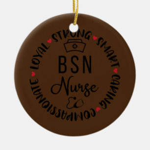 BSN Krankenzubehör Krankenpfleger Krankenpflege A Keramik Ornament
