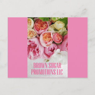BSPllc Sweet Pink Postcard Postkarte