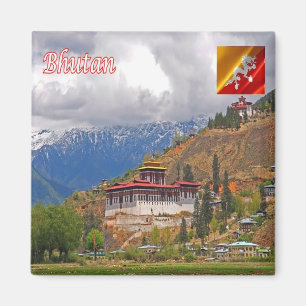 BT - Bhutan - Der Dzong im Parotal Magnet