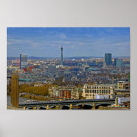 BT Tower London Skyline Cityscape England