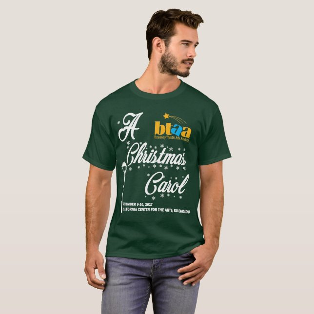 BTAA ein Weihnachtscarol-Erwachsen-T-Shirt T-Shirt (Vorne ganz)