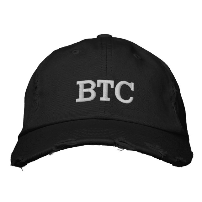 BTC BESTICKTE BASEBALLKAPPE (Vorderseite)