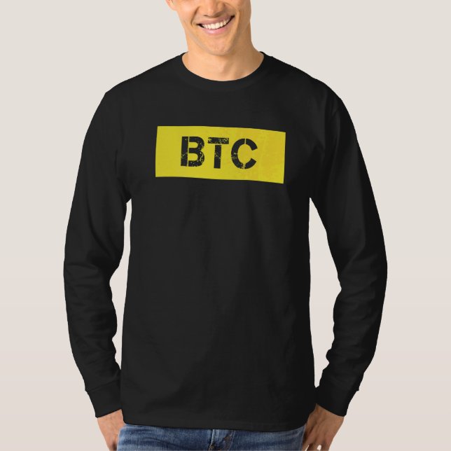 Btc Bitcoin T-Shirt (Vorderseite)