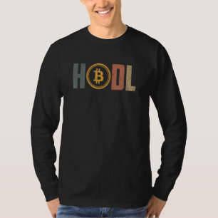 BTC Maxi Krypto-Geschenk HODL Bitcoin T-Shirt