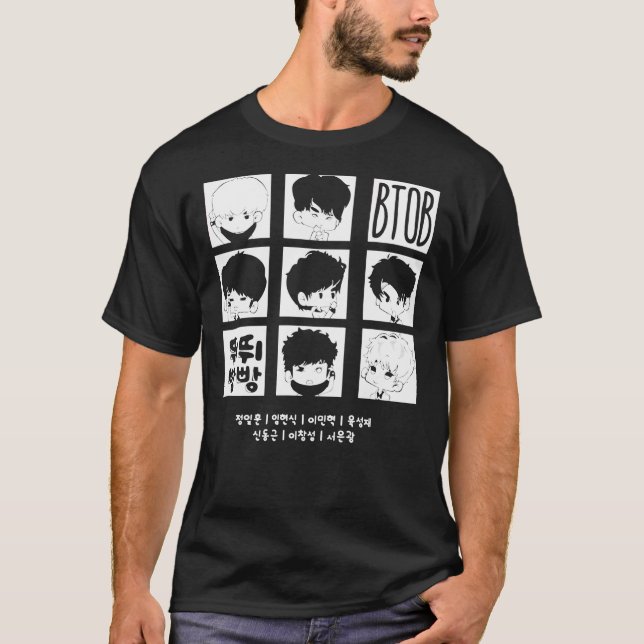 BTOB Beep-Beep-Chibi-T - Shirt (Vorderseite)
