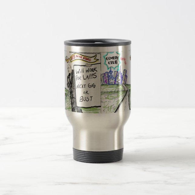 BTS auf der Straßen-Reise-Tasse Reisebecher (Mittel)