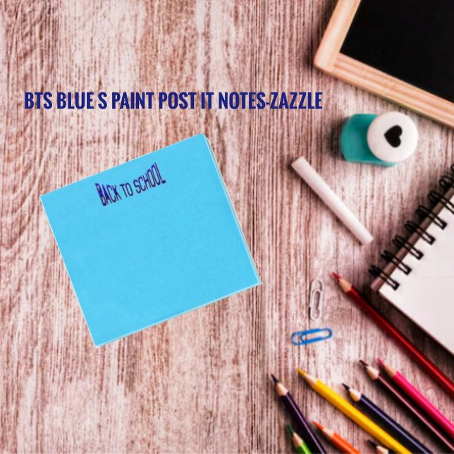 BTS Blue S Post-it Klebezettel (Von Creator hochgeladen)