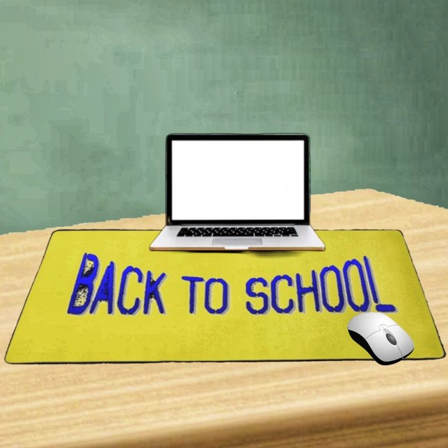 BTS Blue S Schreibtischunterlage (This BTS-Blue S. Paint Desk Mat has eye-catching style!)