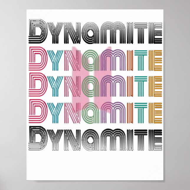 BTS DYNAMITE HOBI ( NEW SONG ) POSTER (Vorne)